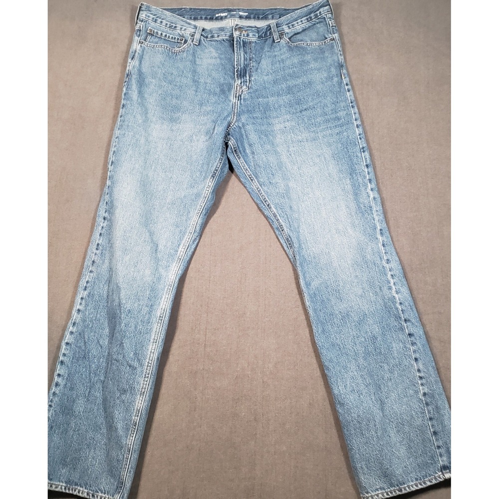 Old Navy Structured Straight Jeans Mens 40x36 Blue Medium Wash 100% Cotton